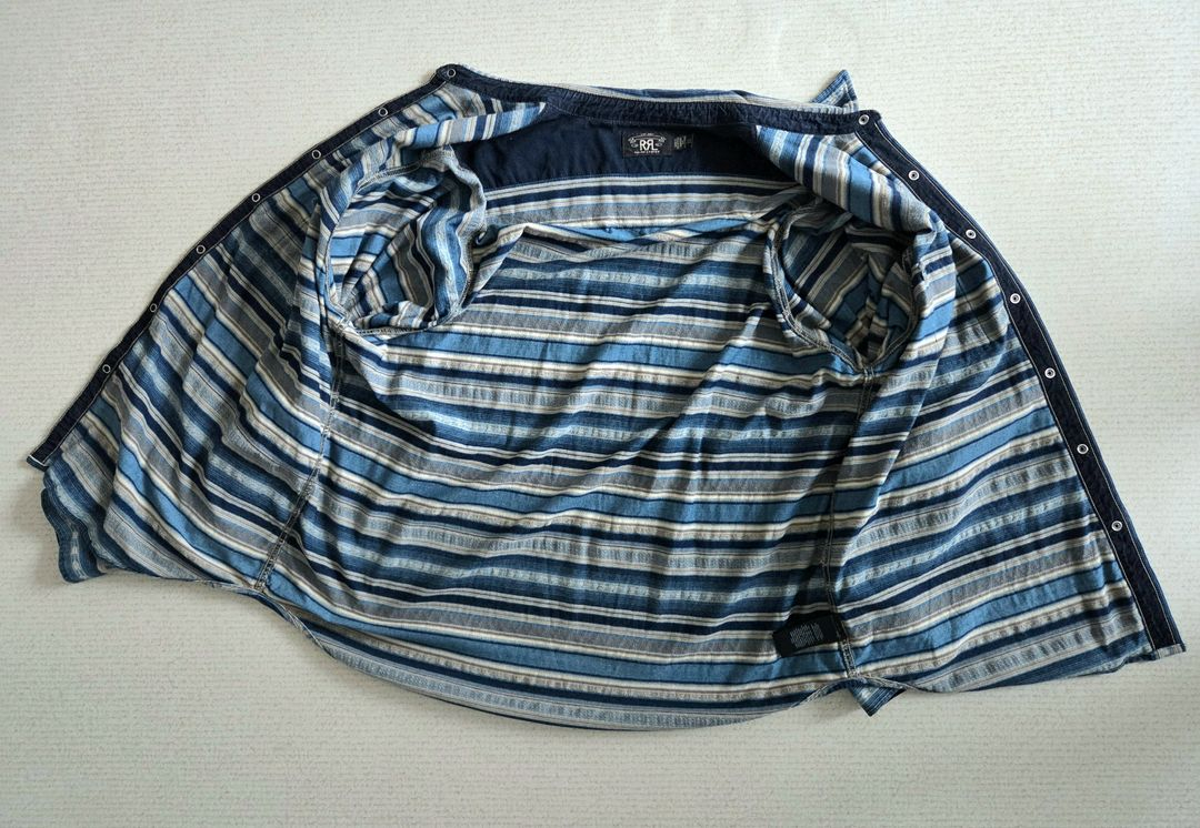 더블알엘 자카드 웨스턴 셔츠--4