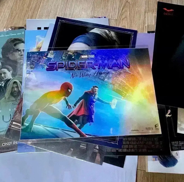 스파이더맨 노웨이홈 포스터 4DX돌비아이맥스스크린엑스씨네큐필름마크아트카드 이미지