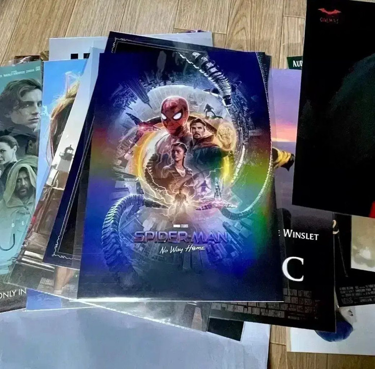 스파이더맨 노웨이홈 포스터 4DX돌비아이맥스스크린엑스씨네큐필름마크아트카드 이미지
