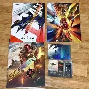 더 플래시 포스터 아이맥스 4dx 포디 스크린엑스 아트카드필름마크 펀코팝 이미지