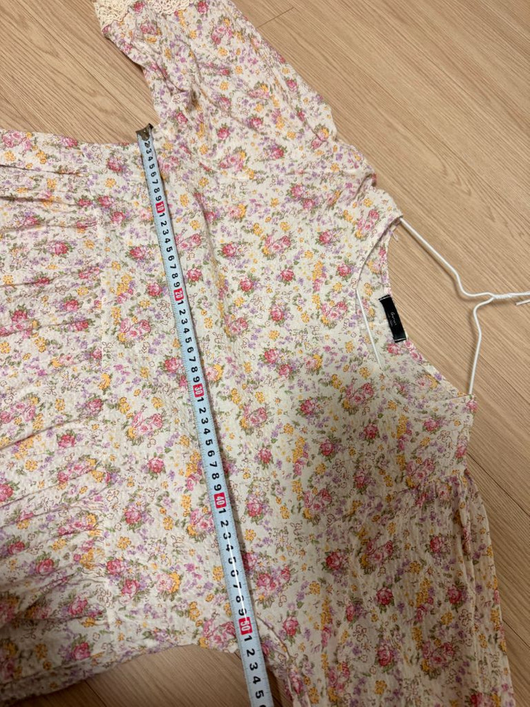 디자이너 면 꽃무늬 여름 레이스 포인트 롱 원피스 556677정도--4