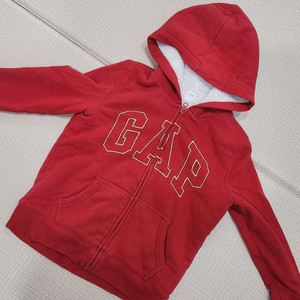 GAP 키즈 양털 후드집업 레드 130 140