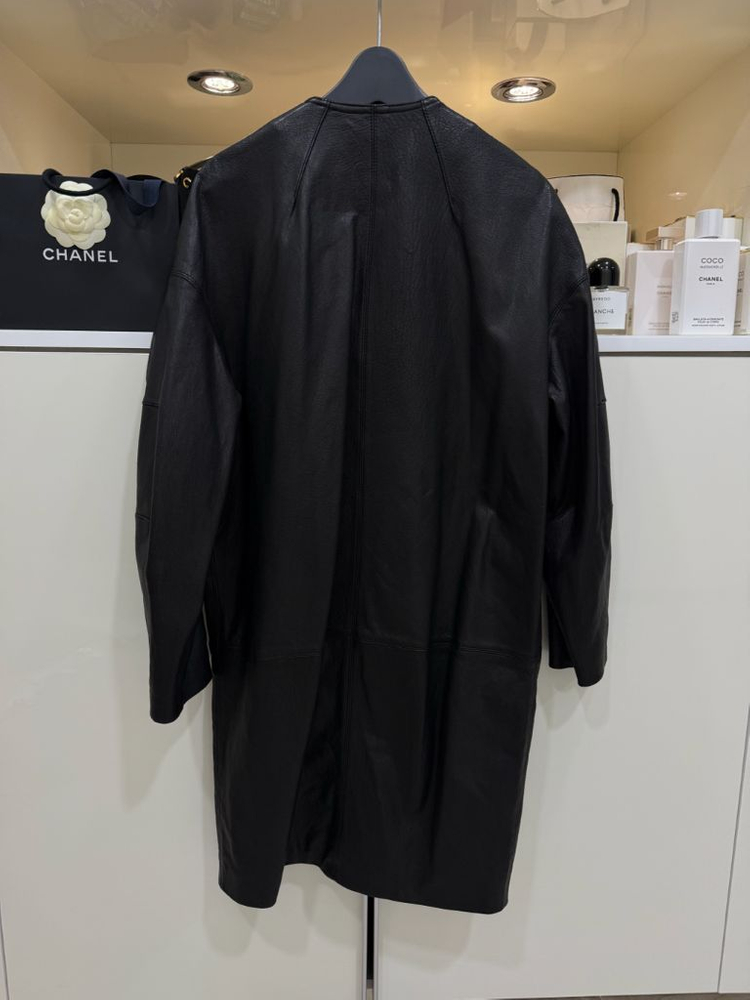 한섬 SYSTEM시스템 오버핏 롱가죽자켓(55-77)--4