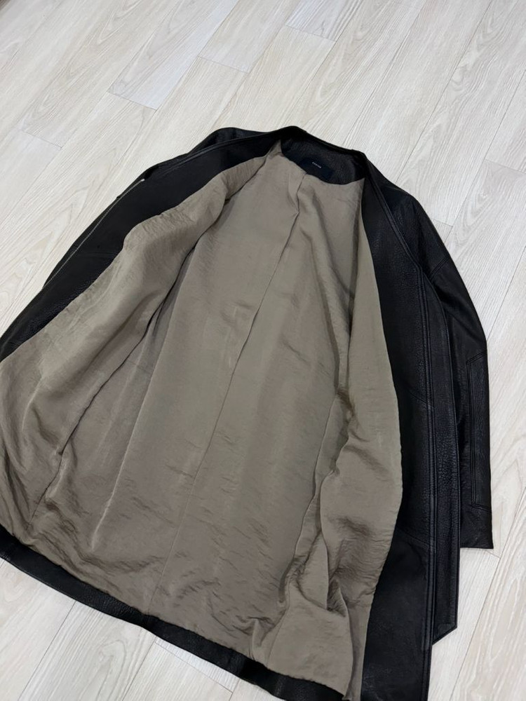 한섬 SYSTEM시스템 오버핏 롱가죽자켓(55-77)--6