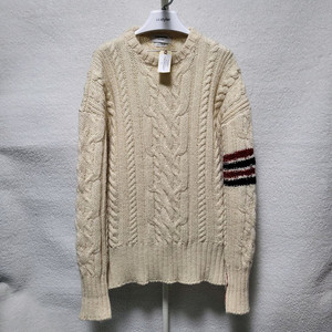 [정품] 5 / 톰브라운 사선완장 도네갈 아란케이블 니트