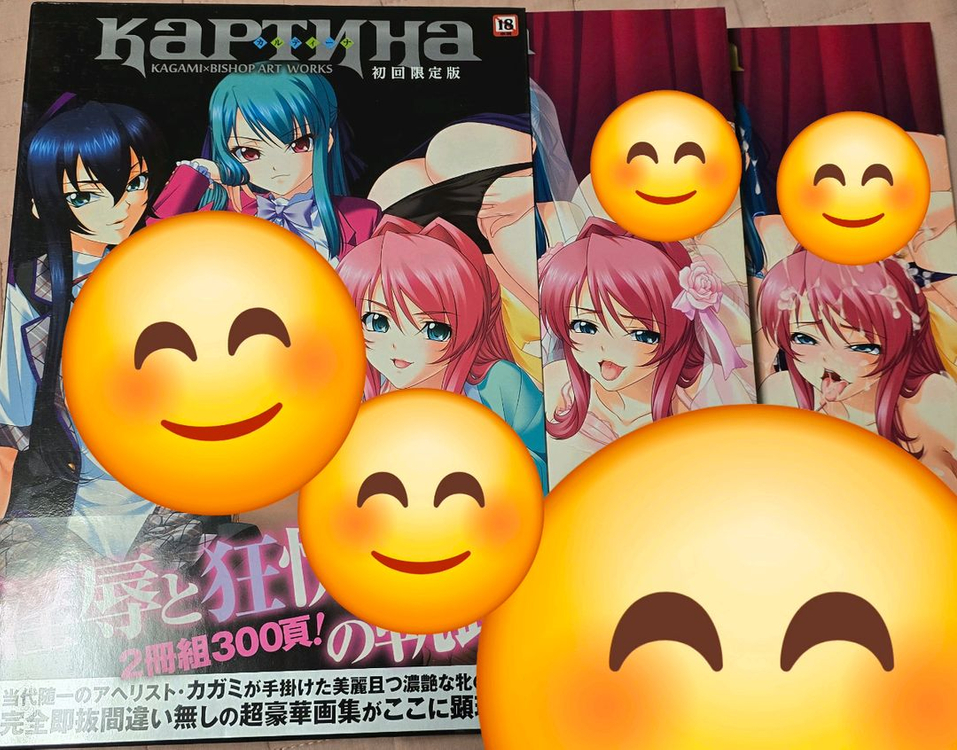 일러스트집 - 카가미 X BISHOP 아트웍스 카르티나 초회한정판--1