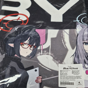 미개봉) 블루 아카이브 현대백화점 패브릭 포스터, 엽서 이미지