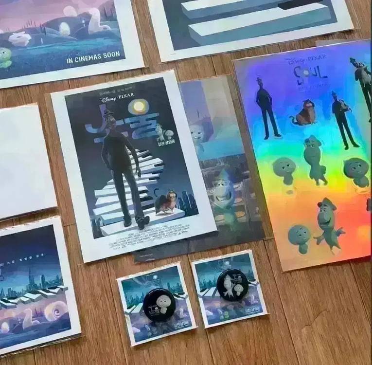 영화 소울 아트카드 필름마크 오리지널티켓 티켓북그립톡 디즈니픽사 굿즈 이미지