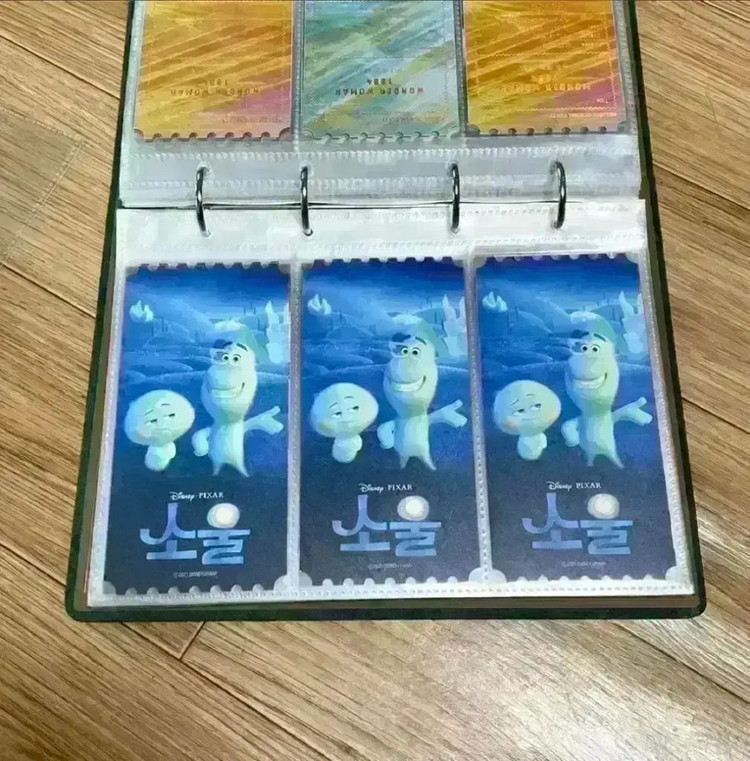 영화 소울 아트카드 필름마크 오리지널티켓 티켓북그립톡 디즈니픽사 굿즈 이미지