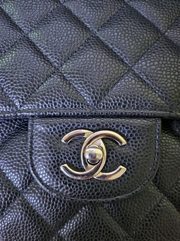 샤넬 클래식 라지 캐비어(내장칩)--1