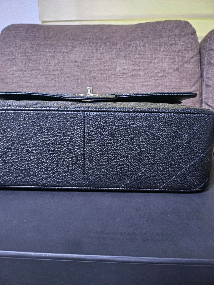 샤넬 클래식 라지 캐비어(내장칩)--4