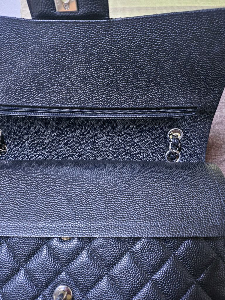 샤넬 클래식 라지 캐비어(내장칩)--5