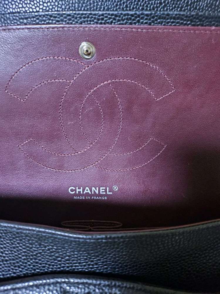 샤넬 클래식 라지 캐비어(내장칩)--6