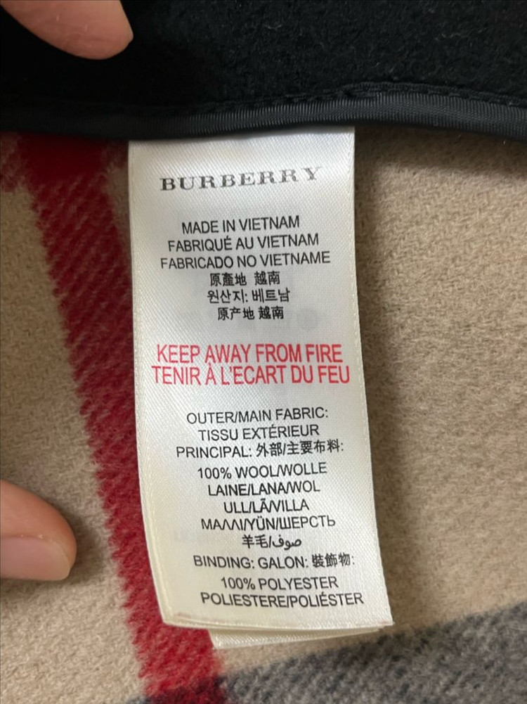 버버리 키즈 판초 L사이즈 130까지 맞아요--4