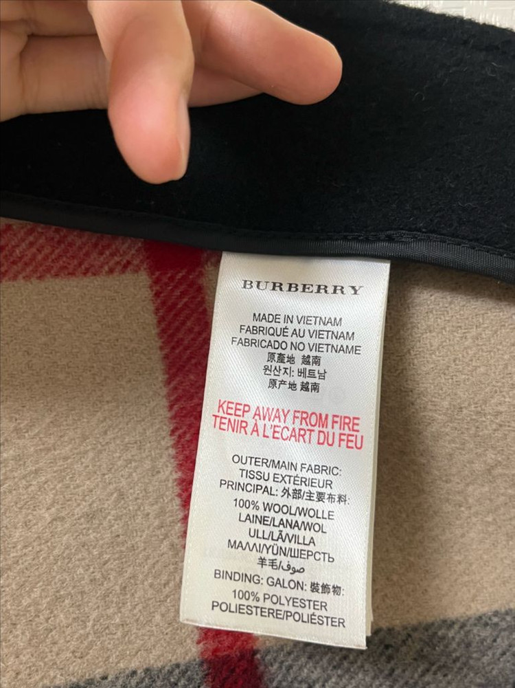 버버리 키즈 판초 L사이즈 130까지 맞아요--8