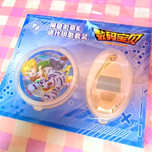 [미개봉] 디지몬 매튜 뱃지 + 메탈 문장