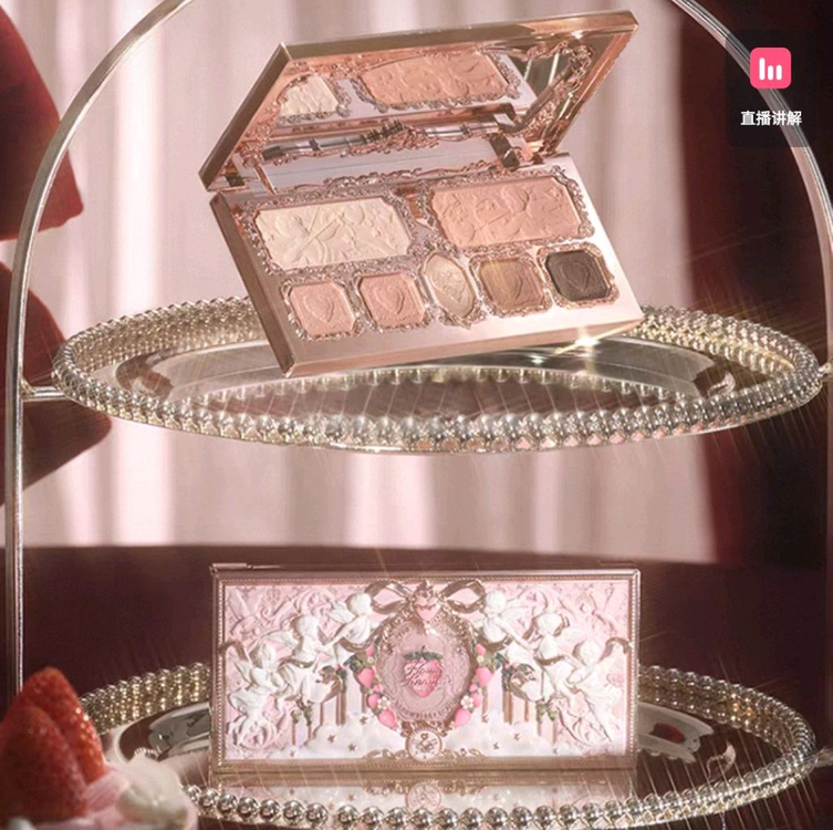 [미개봉] 플라워노즈 스트로베리 아이 섀도우 팔레트 화장품--1