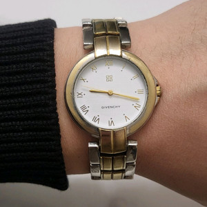 지방시 콤비 남성 손목 시계 남자 팔찌