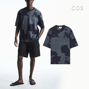COS 코스 남성 자카드 반팔 니트 M