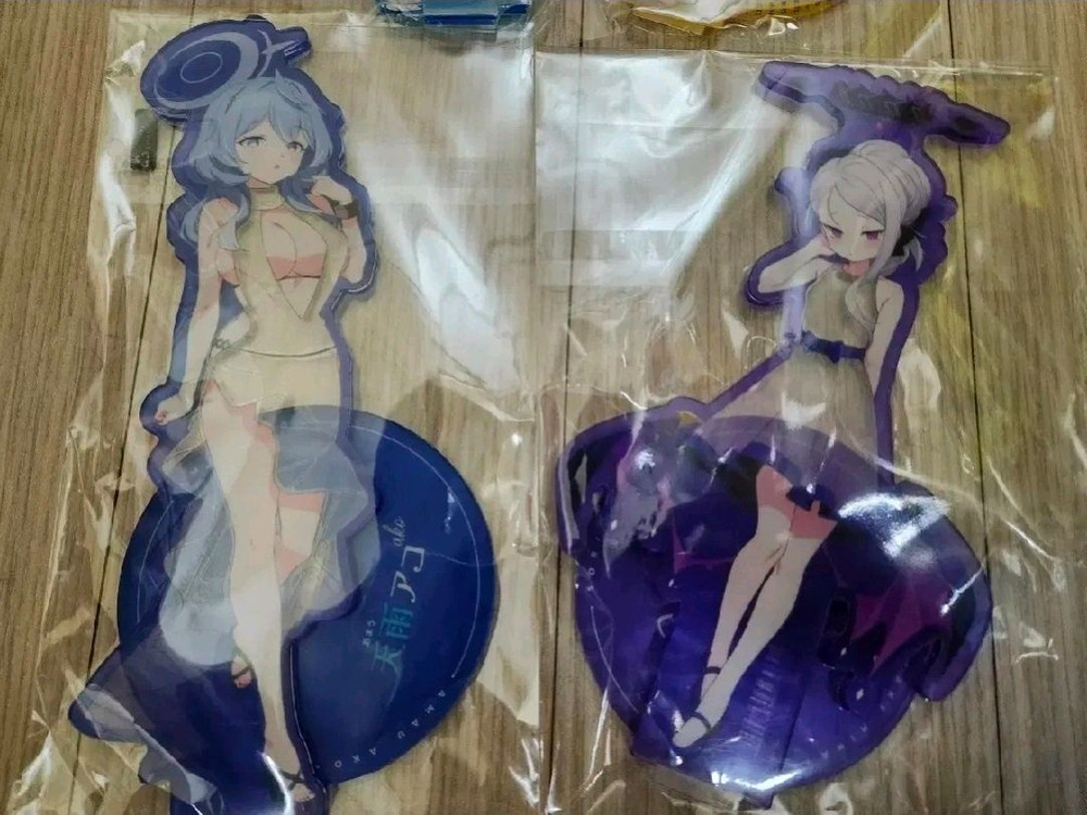 블루아카이브 투명 아크릴스탠드--2