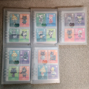 정품 동물의숲 아미보카드 탄별 올클 (1~5탄.캠핑카.산리오) 이미지