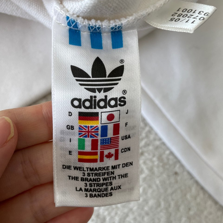 100 아디다스 유로파 화이트 디럭스 흰검 져지 이미지