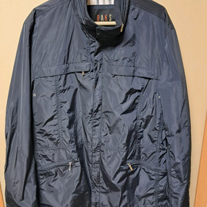 닥스 골프 남성 네이비 바람막이 아웃포켓 자켓 100