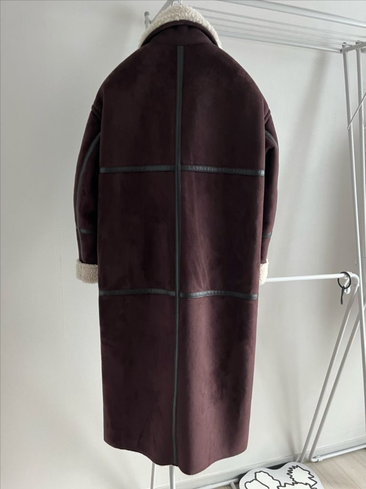 뮤제 musee 무스탕 55사이즈--4