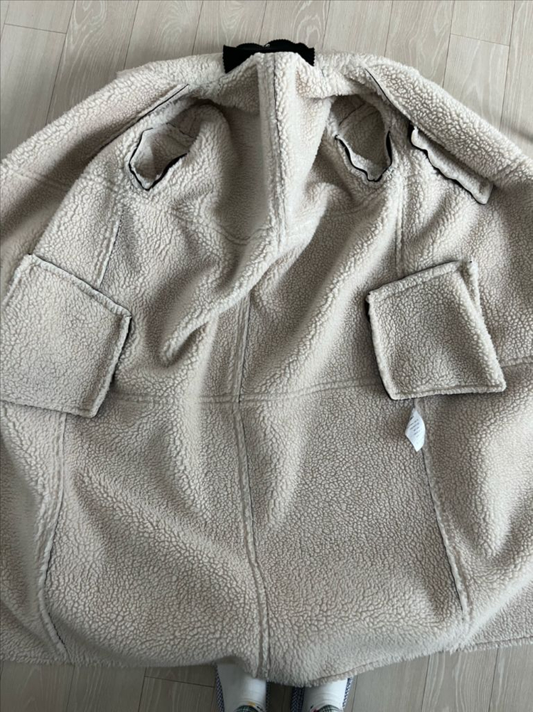 뮤제 musee 무스탕 55사이즈--7