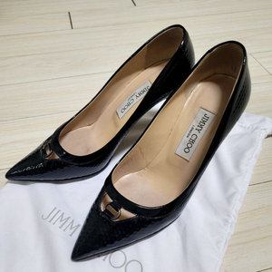 지미추 스틸레토 페이던트 블랙 힐 37.5(보통 245)