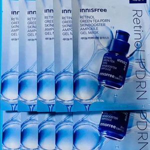 [새제품]이니스프리 레티놀/PDRN 앰플 겔마스크10매 이미지