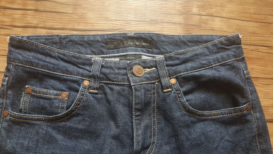 남성 여성 허리 사이즈29 캘빈클라인 청바지 블루진 이미지