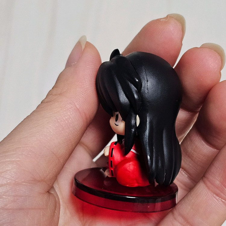 이누야샤 오스와리 2탄 흑발, 검은머리 가챠 미니피규어--3