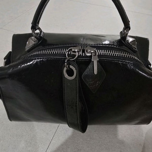 블랙 소가죽 토트백&솔더백