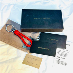 보테가베네타 키링 키홀더 레드