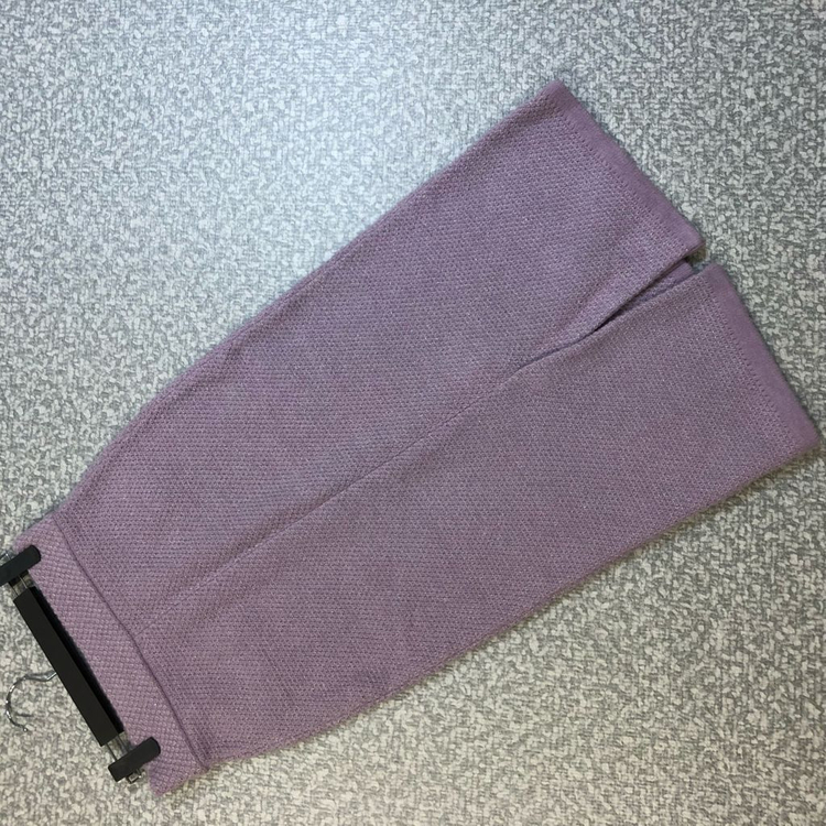 올리브데올리브 22년 메탈사 니트 스커트 글리터 펄 라벤더 치마 타임마인랑방오브제 이미지