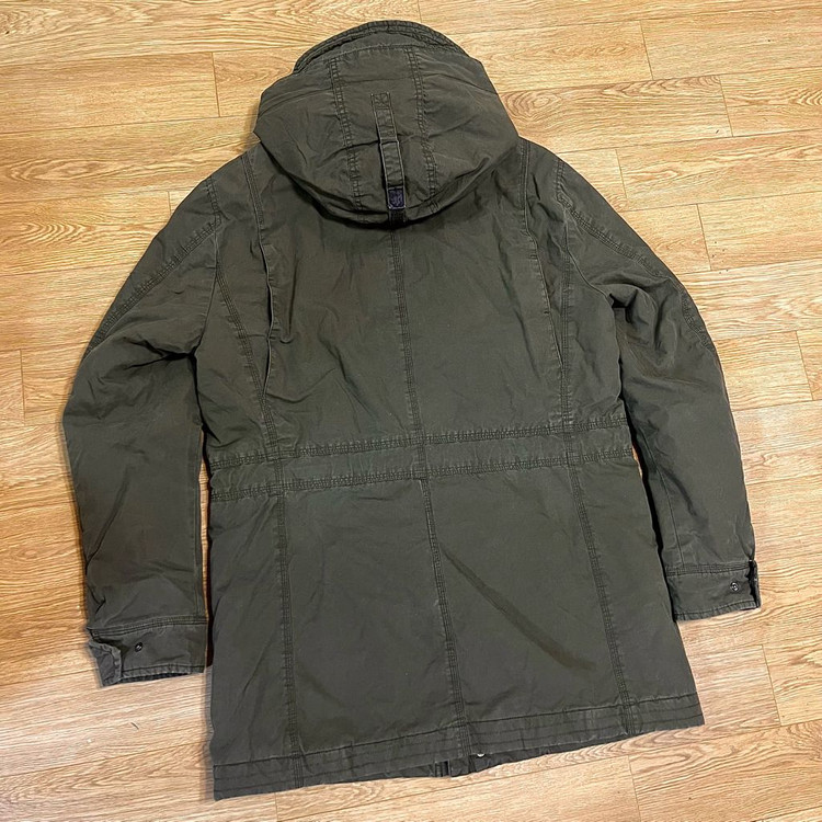 L) 지오다노 야상 경량 패딩 카키&올리브--1