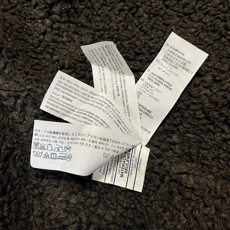 정품/해외M) 아베크롬비 프리미엄 아우터 쉐르파 양털 후드퍼 야상 패딩 사파리 피쉬테일 필드 카키&올리브--5