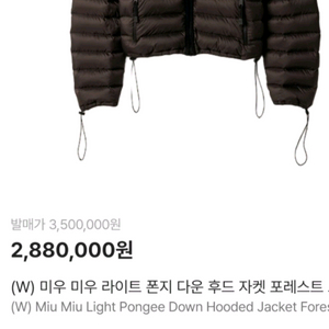 미우미우 구스다운 경량패딩 55