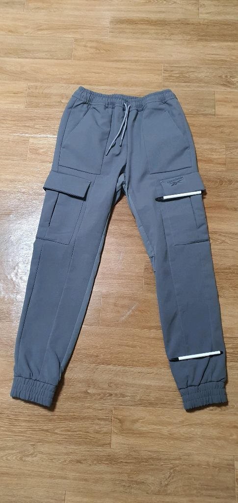 남 여 28-29) 리복 남 여 기모 바지, 리복 클래식 카고 팬츠 / 기모 조거팬츠 슬림핏--3