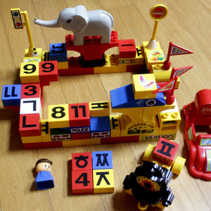 옥스포드 레고 듀플로 블록 기차 자동차 코끼리 외 장난감