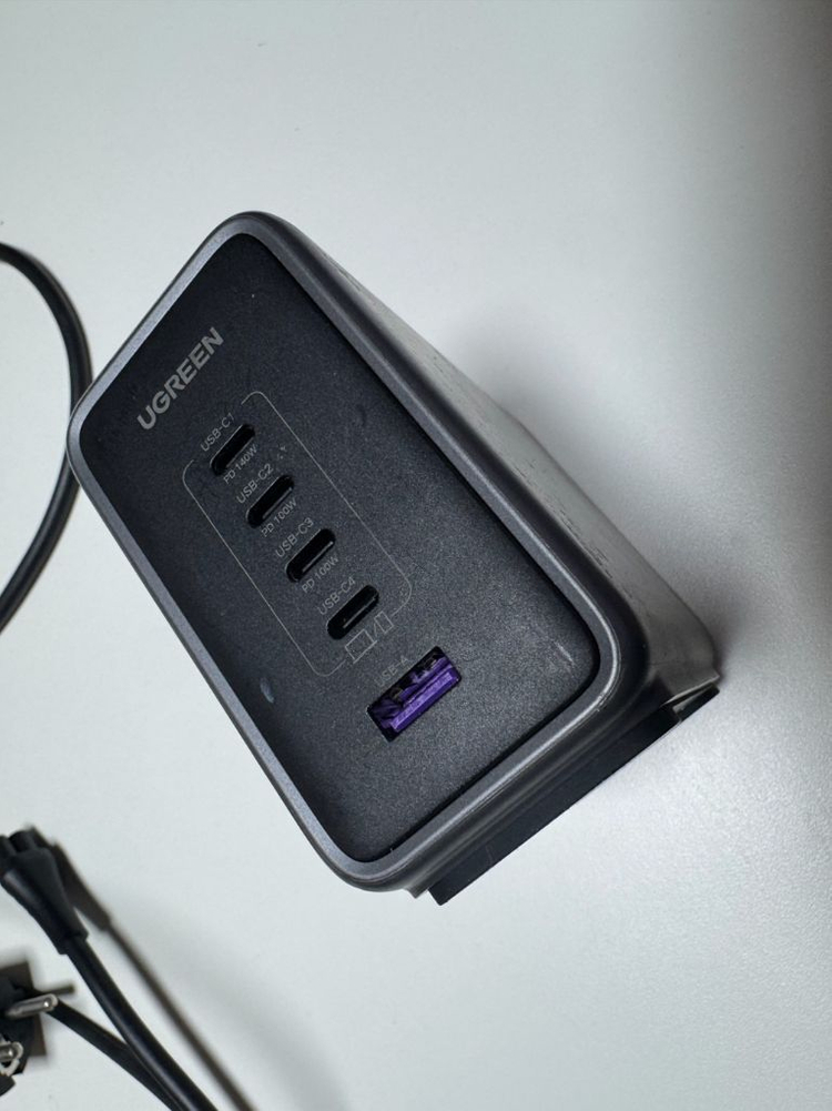 유그린 300W GaN PD PPS QC 5포트 초고속 충전기--2