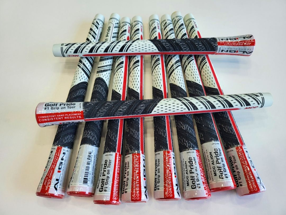 골프프라이드 MCC 얼라인 화이트 골프그립 10개 이미지