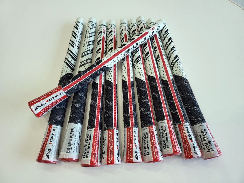 골프프라이드 MCC 얼라인 화이트 골프그립 10개 이미지