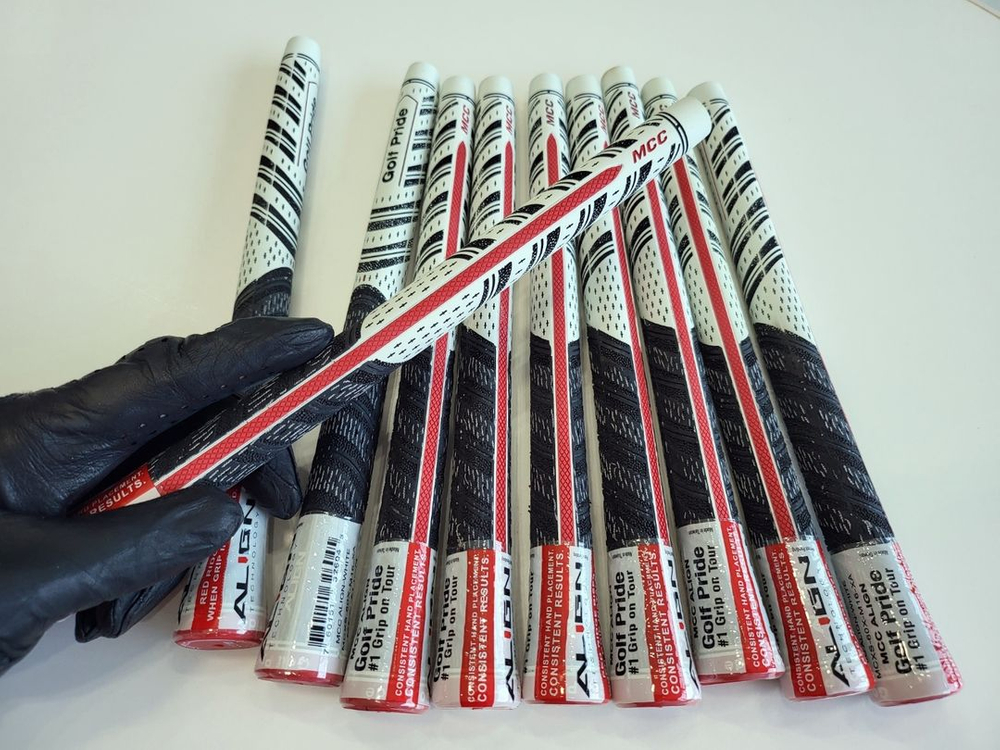 골프프라이드 MCC 얼라인 화이트 골프그립 10개 이미지