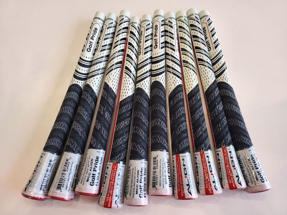 골프프라이드 MCC 얼라인 화이트 골프그립 10개 이미지