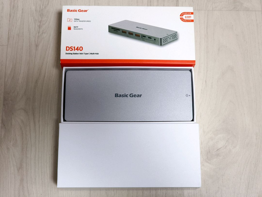 베이직기어 DS140 맥북 노트북 14in1 도킹스테이션 C타입 멀티허브 판매--1