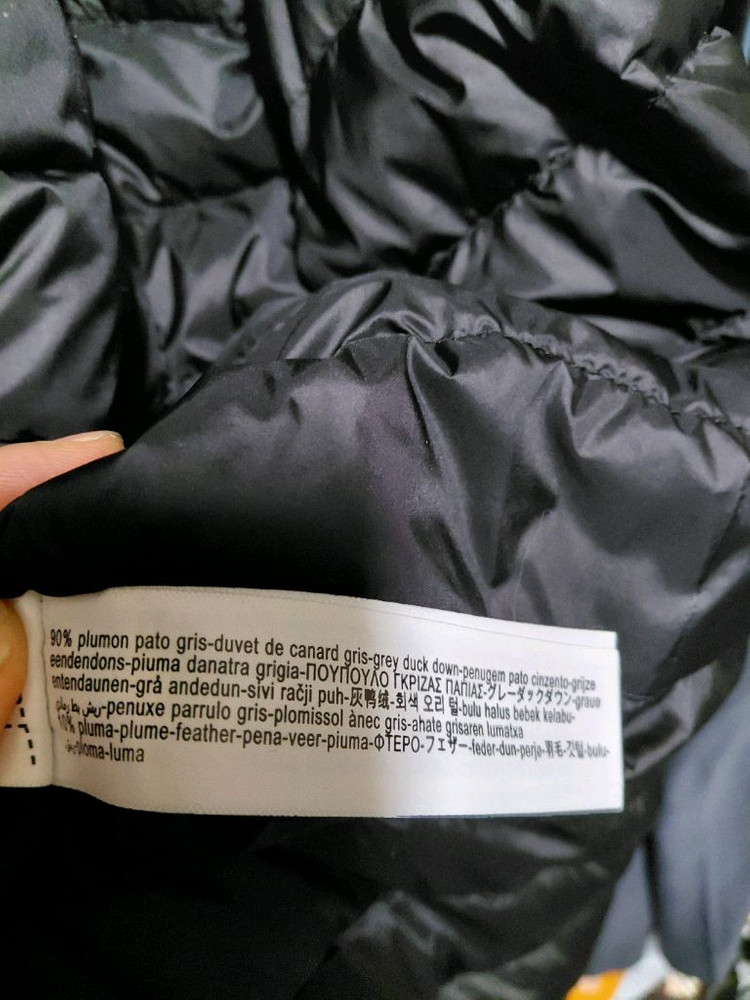 [마시모두띠]발수,방풍 초경량 덕다운 후드 패딩 100사이즈--5