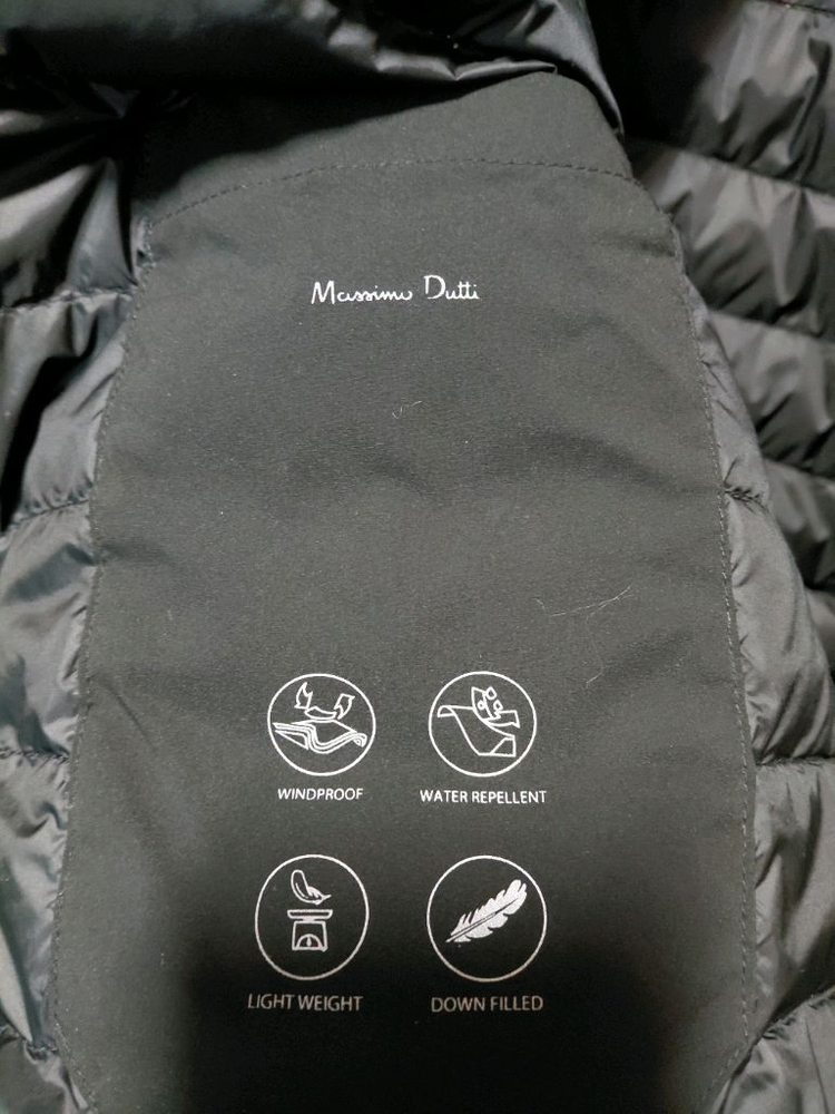 [마시모두띠]발수,방풍 초경량 덕다운 후드 패딩 100사이즈--8