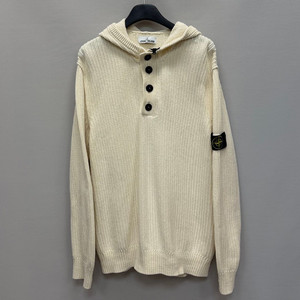 스톤아일랜드 와펜패치 반집업 후드 니트 ( 110 ) 이미지